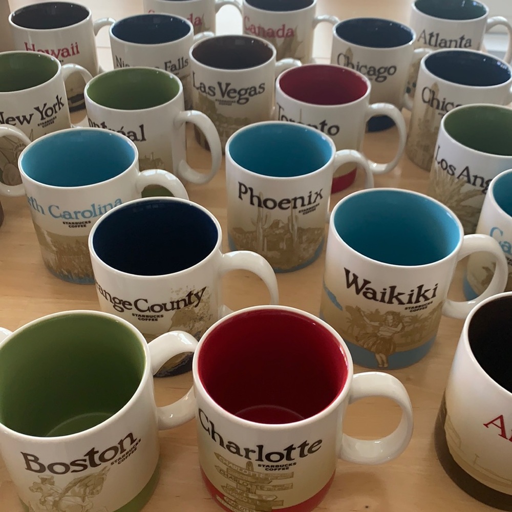 Starbucks mugs